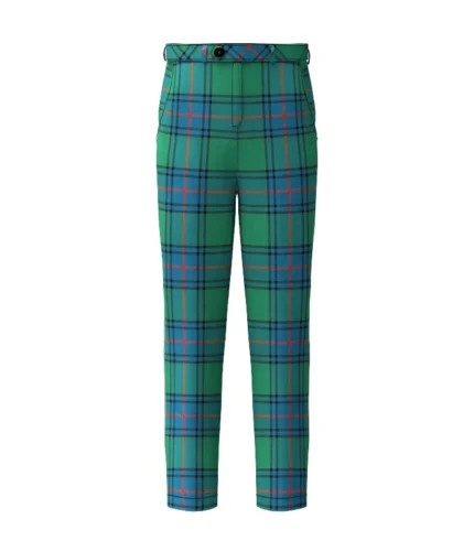Handmade Shaw Tartan Trouser Front