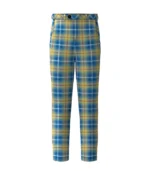 Handmade Sir Sean Connery Commemorative Tartan Trouser Front
