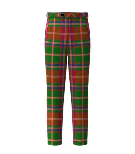 Handmade Somerville Tartan Trouser Front