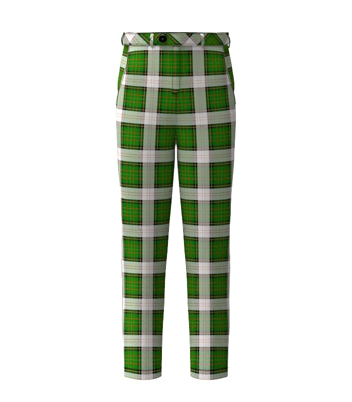 Handmade Spanish Shirt Tartan Trouser Front Handmade Spanish Shirt Tartan Trouser Front