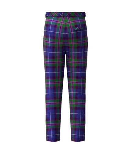 Handmade Spirit Of Bannockburn Tartan Trouser Back