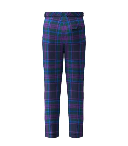 Handmade Spirit Of Scotland Tartan Trouser Back