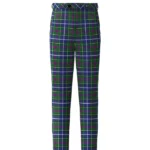 Handmade St Andrew Tartan Trouser Front