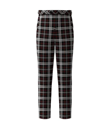 Handmade St Mirren Tartan Trouser Front