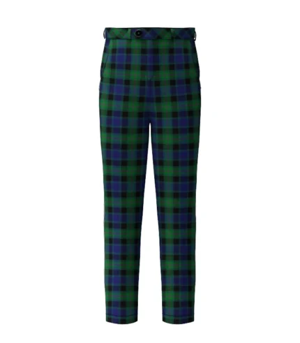 Handmade Stephen Mathieson Tartan Trouser Front