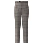 Handmade Stewart Grey Tartan Trouser Front