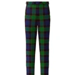 Handmade Stewart Old Tartan Trouser Front
