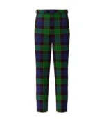 Handmade Stewart Old Tartan Trouser Front