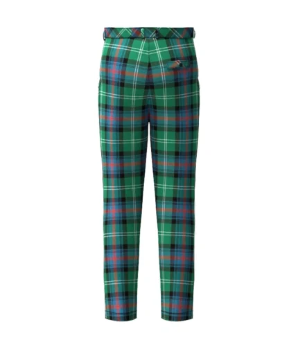 Handmade Sutherland Tartan Trouser Back