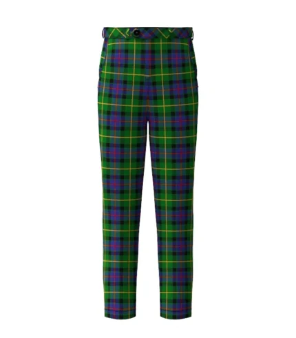 Handmade Tait Tartan Trouser Front
