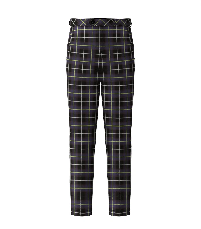Handmade Teylu Coleman Tartan Trouser Front Handmade Teylu Coleman Tartan Trouser Front