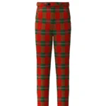 Handmade Thomas Of Wales Tartan Trouser Front