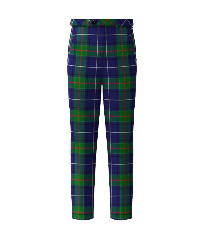 Handmade Tulloch Tartan Trouser Front Handmade Tulloch Tartan Trouser Front