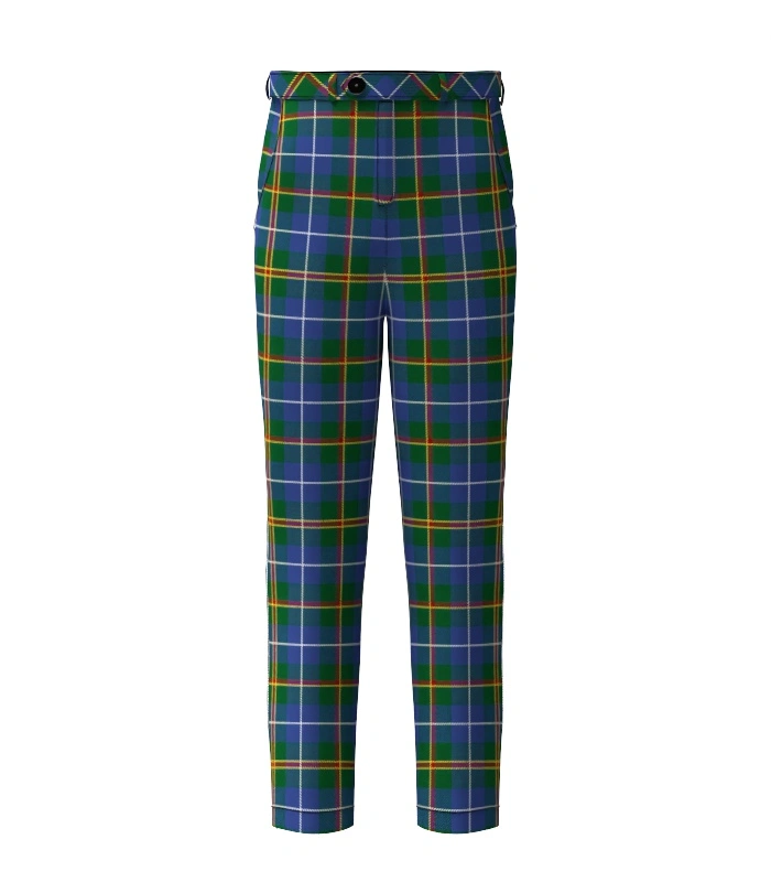 Handmade Turnbull Hunting Tartan Trouser Front Handmade Turnbull Hunting Tartan Trouser Front