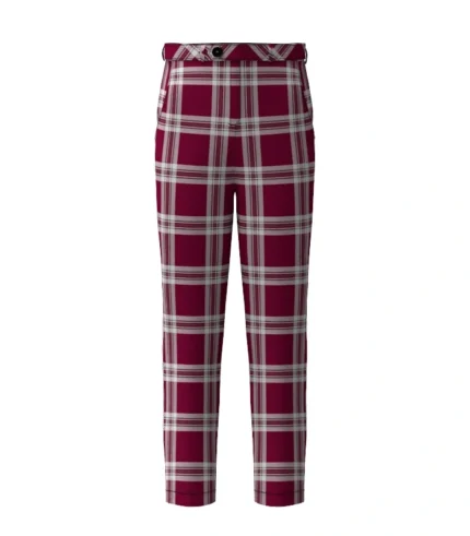 Handmade Tynecastle Park Tartan Trouser Front