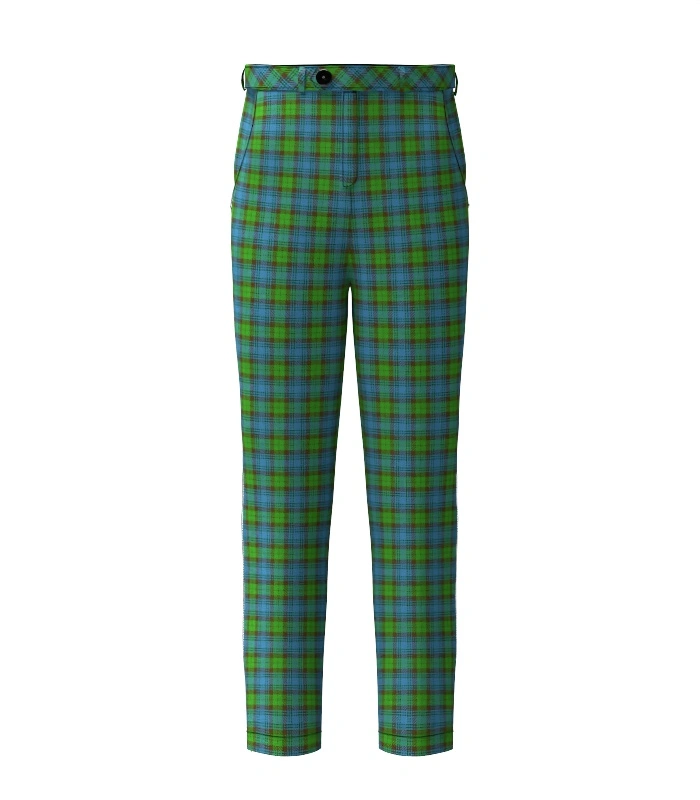 Handmade Universal Ancient Tartan Trouser Front Handmade Universal Ancient Tartan Trouser Front