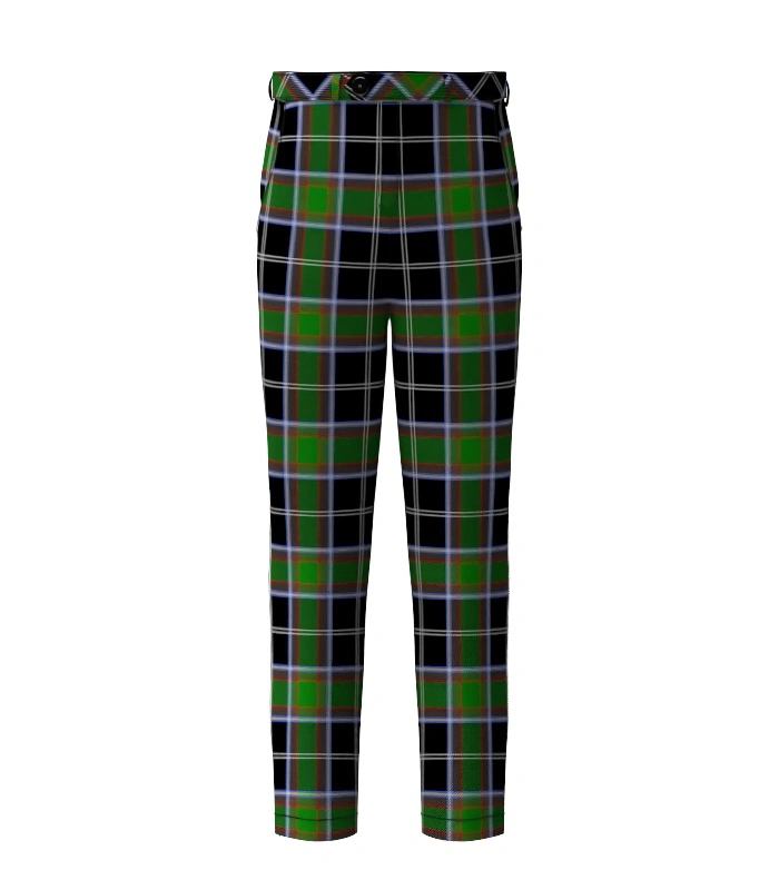 Handmade Webster Tartan Trouser Front Handmade Webster Tartan Trouser Front