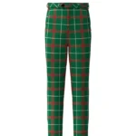 Handmade Welsh Tartan Trouser Front