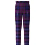 Handmade Western Isles tartan Trouser Front