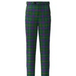Handmade Wood Tartan Trouser Front