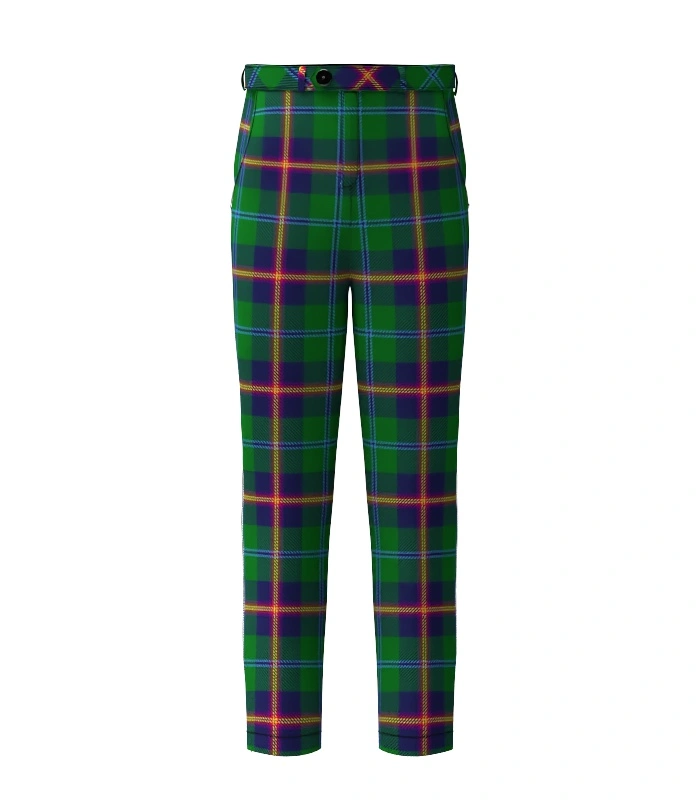 Handmade Young Tartan Trouser Front Handmade Young Tartan Trouser Front