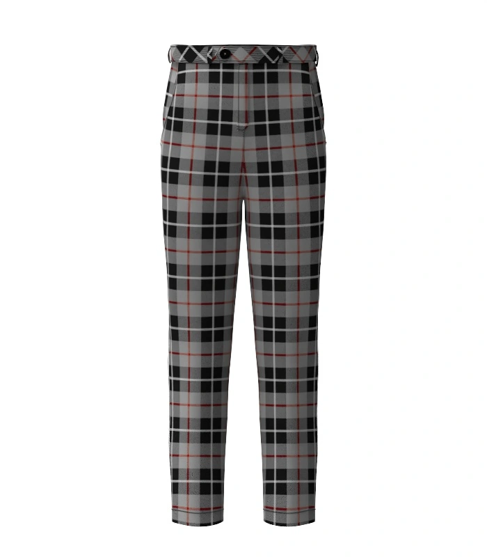 Thompson Grey Tartan Trouser Thompson Grey Tartan Trouser