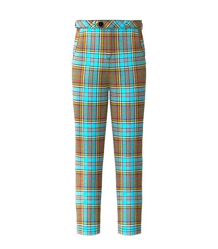 Handmade Anderson Tartan Trouser Front Handmade Anderson Tartan Trouser Front