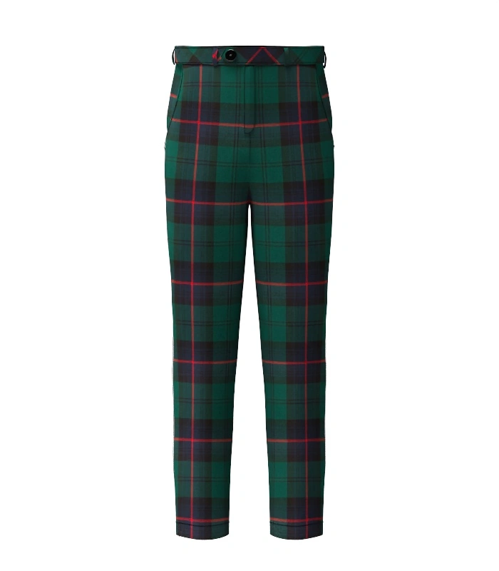 Handmade Armstrong Tartan Trouser Front Handmade Armstrong Tartan Trouser Front