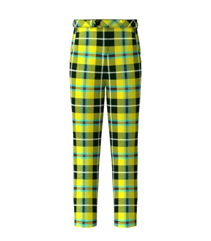 Handmade Cornish Tartan Trouser Front
