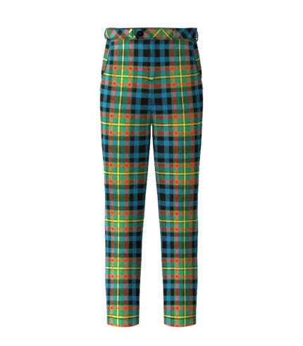 Handmade Gillies Tartan Trouser Front