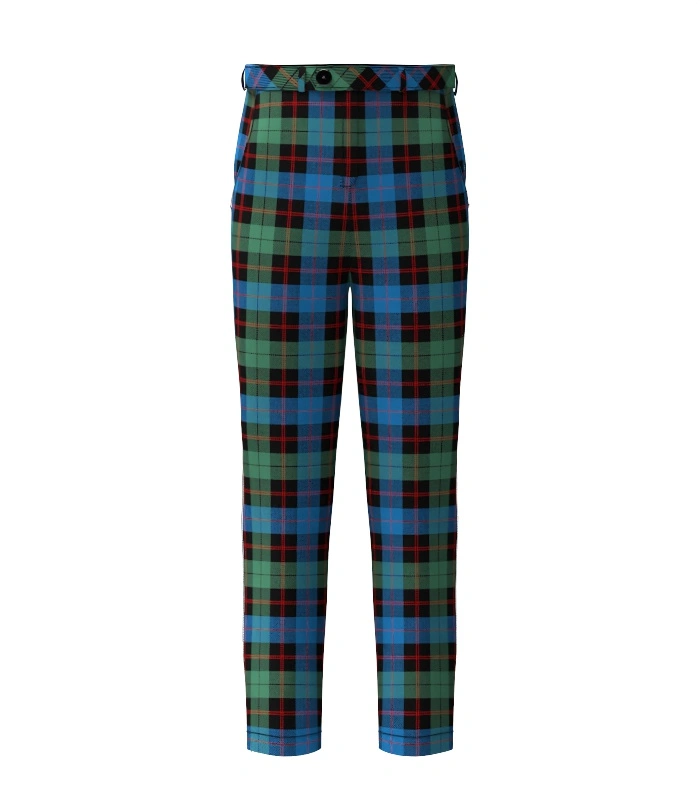 Handmade Guthrie Tartan Trouser Front Handmade Guthrie Tartan Trouser Front