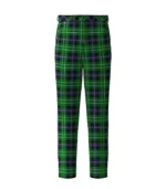 Handmade Hibs Tartan Trouser Front