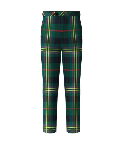 Handmade Kennedy Tartan Trouser Front