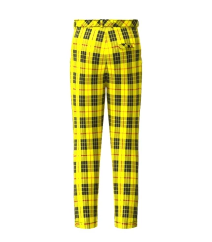 Handmade Macleod Of Lewis Tartan Trouser Back