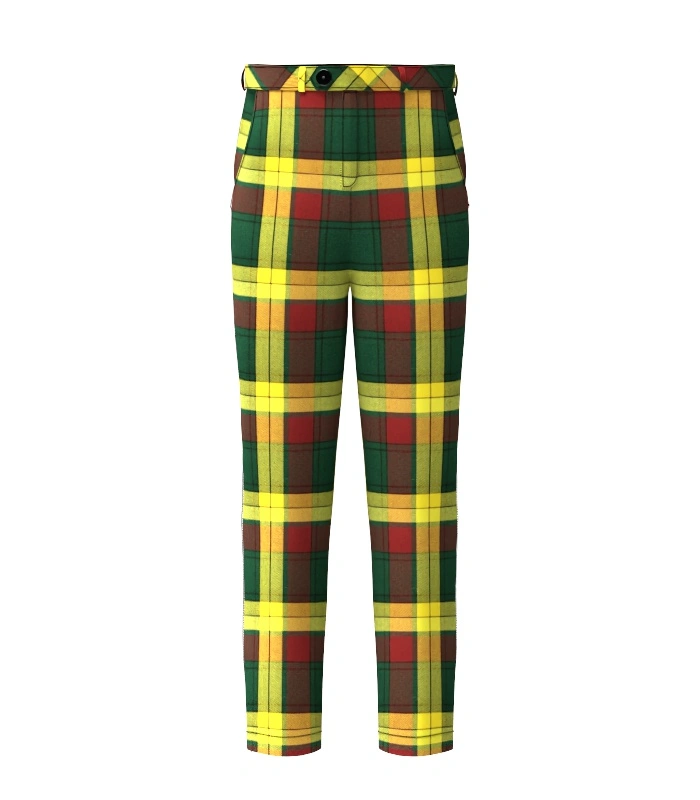 Handmade Macmillan Tartan Trouser Front Handmade Macmillan Tartan Trouser Front