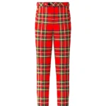 Handmade Royal Stewart Tartan Trouser Front