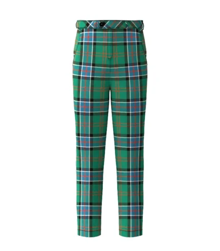 Handmade Sinclair Tartan Trouser Front