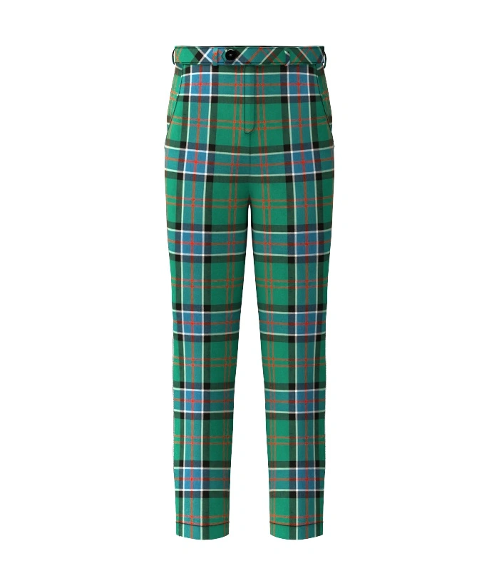 Handmade Sinclair Tartan Trouser Front Handmade Sinclair Tartan Trouser Front