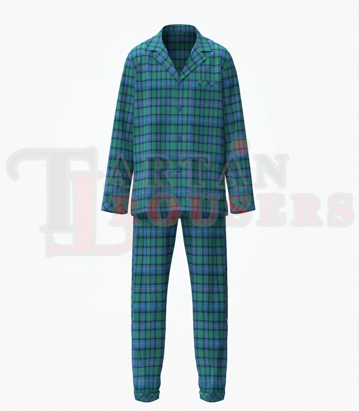 131_Flower of Scotland tartan Pyjamas Front 131_Flower of Scotland tartan Pyjamas Front