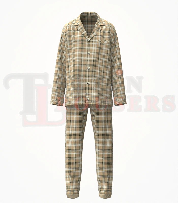 142_Burberry tartan Pyjamas Front 142_Burberry tartan Pyjamas Front