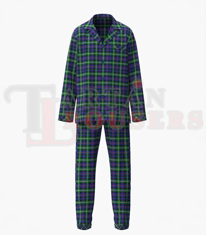 175_Loch Carron tartan Pyjamas Front 175_Loch Carron tartan Pyjamas Front