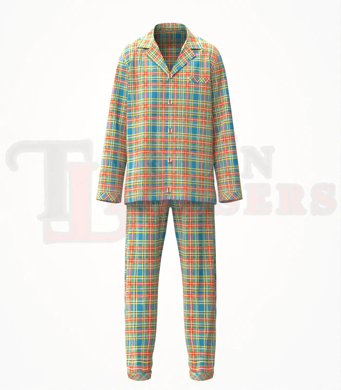 80_Macbeth tartan Pyjamas Front Macbeth tartan Pyjamas Front