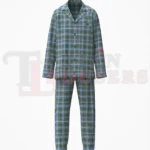 Manx tartan Pyjamas Front