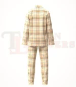 Beige Tartan Back Side