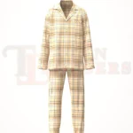 Beige Tartan Front
