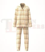 Beige Tartan Front