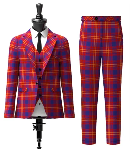 Butler Tartan Suit Front