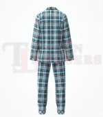 Clark Tartan Pyjamas Set Back