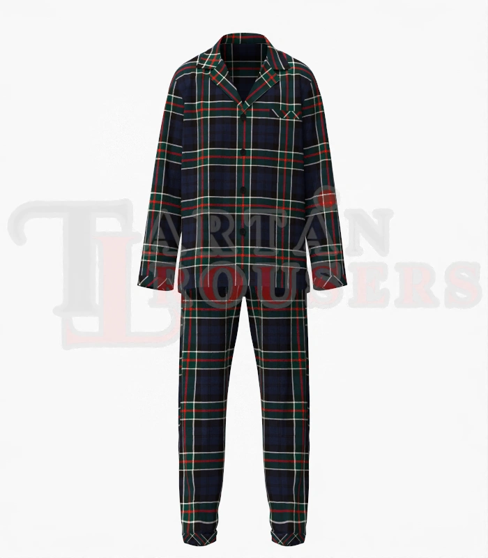 Colquhoun Tartan Pyjamas Set Front Colquhoun Tartan Pyjamas Set Front