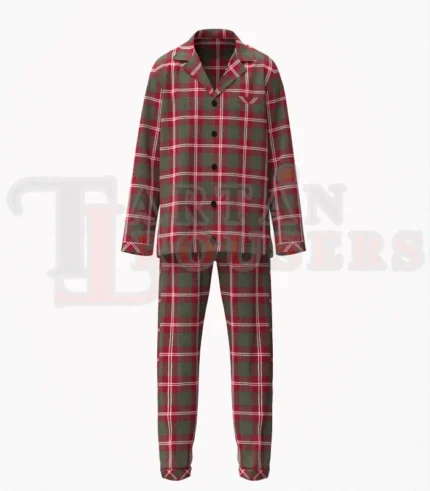 Crawford Tartan Pyjamas Set Front